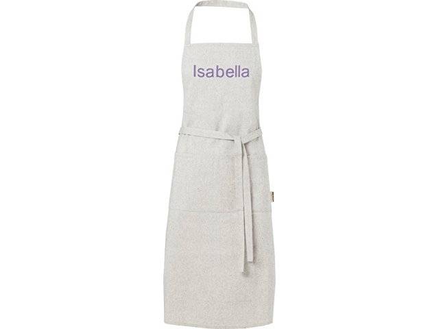 Pheebs 200 g/m2 recycled cotton apron, серый яркий