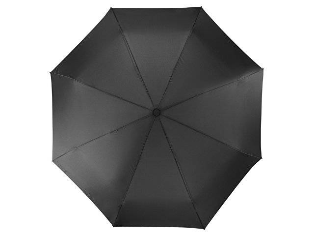 Зонт складной "Irvine", полуавтоматический, 3 сложения, с чехлом, черный