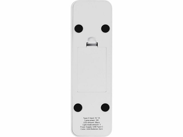 Складывающаяся настольная LED лампа "Stack N", 3 Вт, белый