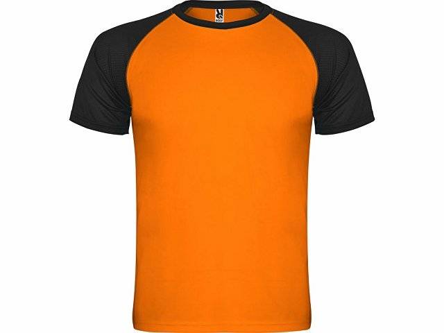 Спортивная футболка "Indianapolis" мужская, неоновый оранжевый/черный