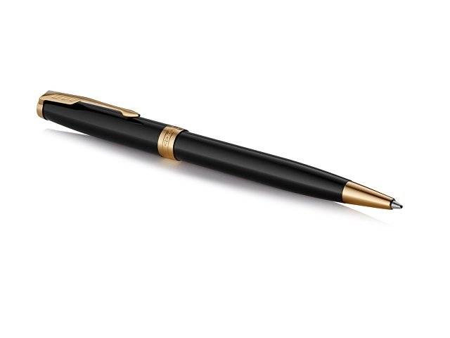 Ручка шариковая «Parker Sonnet Core Black Lacquer GT», черный/золотистый