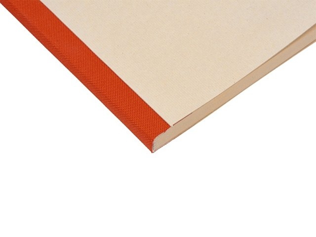 Блокнот А5 из переработанного тростника и RPET "Adiantum", 80 листов, гибкая обложка, красный