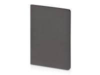 Бизнес-тетрадь А5 "Pragmatic Contrast", 40 листов в клетку, серый с черным срезом