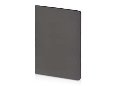 Бизнес-тетрадь А5 "Pragmatic Contrast", 40 листов в клетку, серый с черным срезом