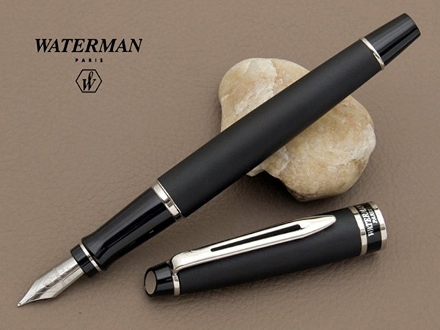 Перьевая ручка Waterman Expert 3, цвет: Matte Black CT, перо: F