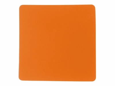 ПАТЧ КВАДРАТ soft-touch (оранжевый ) 5,5 х 5,5 см
