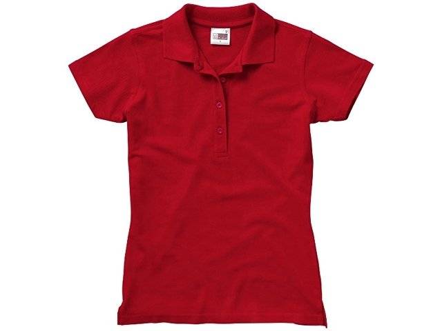 Рубашка поло "First" женская, красный