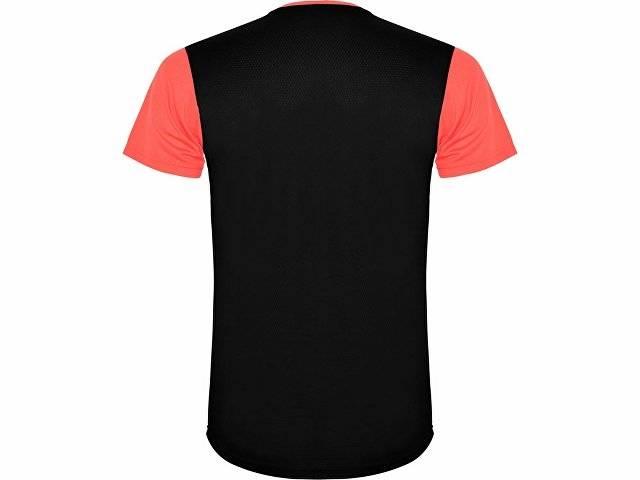 Спортивная футболка "Detroit" мужская, неоновый коралловый/черный