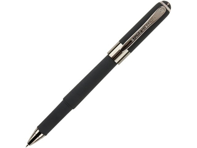 Ручка пластиковая шариковая «Monaco», 0,5мм, синие чернила, черный/вороненая сталь