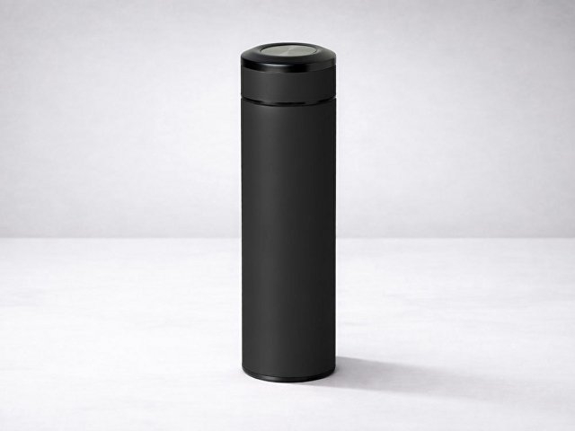 Вакуумный термос "Vacuum Flask C1", soft touch, 420мл, черный