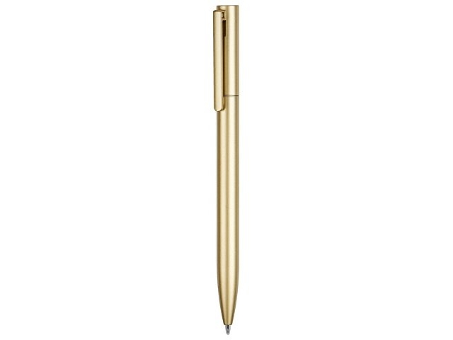 Пластиковая шариковая ручка "Leon", золотистый металлик