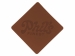 ПАТЧ РОМБ soft-touch (коричневый) 7,6 х 7,6 см
