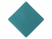 ПАТЧ РОМБ nubuk (голубой) 7,6 х 7,6 см