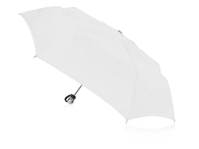 Зонт Alex трехсекционный автоматический 21,5", белый