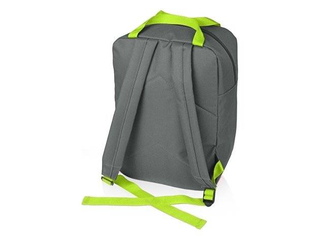 Рюкзак «Lock», серый/зеленое яблоко