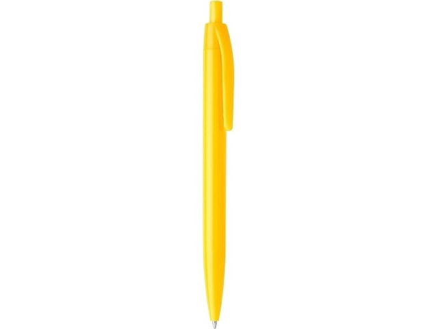 Ручка пластиковая шариковая STIX, синие чернила, желтый