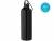 Алюминиевая бутылка для воды Oregon объемом 770 мл с карабином - сплошной черный