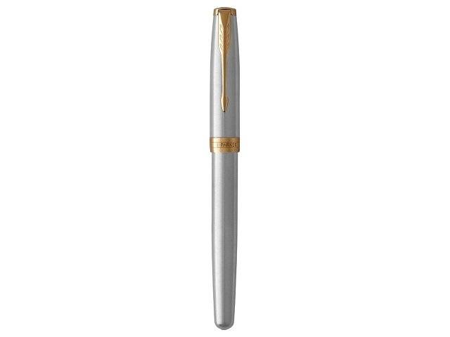 Ручка перьевая «Parker Sonnet Core Stainless Steel GT», серебристый/золотистый