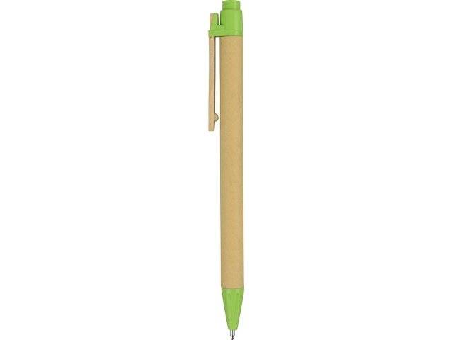 Ручка шариковая "Salvador", натуральный/зеленый, черные чернила