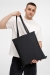 Шопер B3, черный с черными ручками