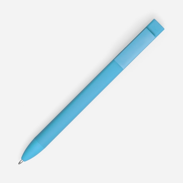 Ручка шариковая Swiper SQ Soft Touch, голубая
