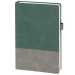 Ежедневник Horizon, недатированный, серый с зеленым