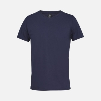 Футболка унисекс Regent с V-образным вырезом, кобальт (темно-синяя)