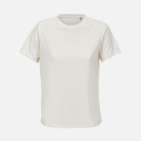 Футболка спортивная женская Vortex Women, молочно-белая