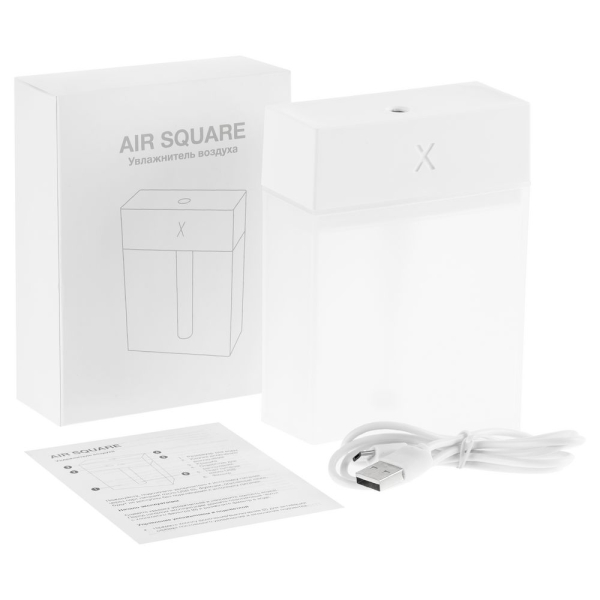 Настольный увлажнитель Air Square, белый