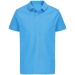 Рубашка поло унисекс Pacific, ярко-бирюзовая