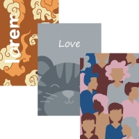 Плед на заказ Tricksy Net, 4 цвета, S, полушерсть