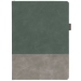 Ежедневник Horizon, недатированный, серый с зеленым