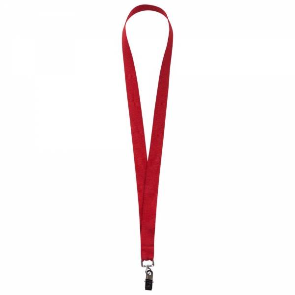 Лента для бейджа Neckband, красная