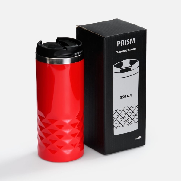 Термостакан Prism, красный