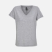 Футболка женская Regent Women с V-образным вырезом, серый меланж
