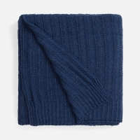 Плед Termoment, синий меланж