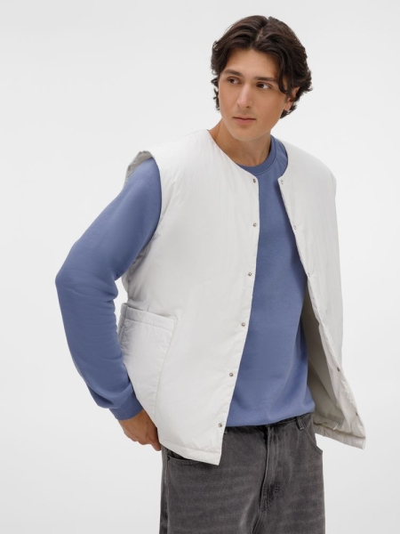 Жилет унисекс Veter, молочно-белый