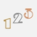 Подвеска Symbol, 3D-печать на заказ, цифра 1