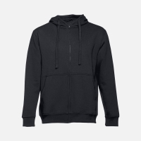 Толстовка мужская на молнии с капюшоном Amsterdam, черная