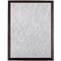 Плакетка Plaque, большая, вишня с серебристой пластиной