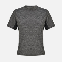 Футболка спортивная унисекс Storm, черный меланж