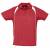 Спортивная рубашка поло Palladium 140 красная с белым