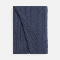 Плед Remitti, серо-синий (сланец)