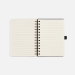 Блокнот на спирали Intrigo, белый
