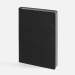 Ежедневник Doppio, недатированный, черный с серым