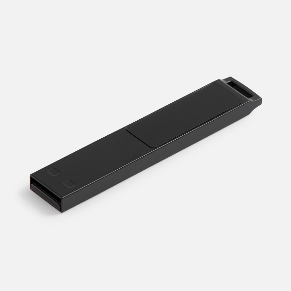 Флешка markBright Black с белой подсветкой, 32 Гб