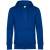 Толстовка на молнии с капюшоном унисекс King, ярко-синяя