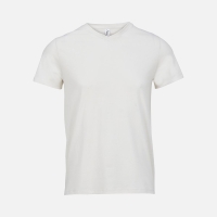 Футболка унисекс Regent с V-образным вырезом, молочно-белая