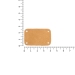 Лейбл кожаный Beta, S, бежевый