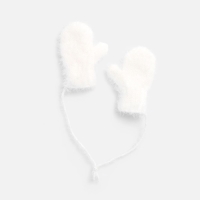 Подвеска на елку «Вьюжка», варежки, белая